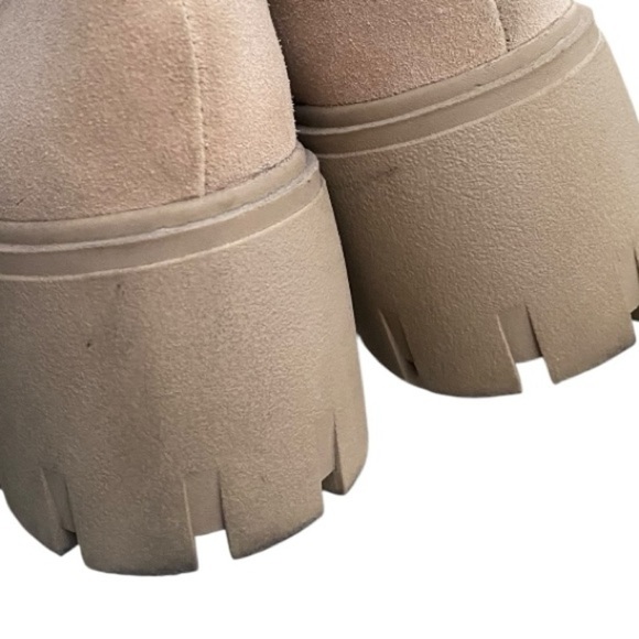 Steve Madden Hutch Sand Suede Lug Chelsea Boots I Size: 10 - Picture 5 of 9